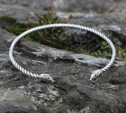 FLÓKI, VIKING SILVER TORQUES BY WULFLUND - TORCS - NECKLACES