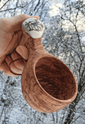 HIRVI KUKSA, BIRCH BOWL FROM LAPLAND - DISHES, SPOONS, COOPERAGE