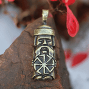 PAGAN SLAVIC IDOL, PENDANT, ZINC ANTIQUE BRASS - ALL PENDANTS, OUR PRODUCTION