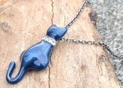 BLUE CAT, BIJOU, NECKLACE - MODESCHMUCK