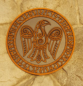 ODIN'S RAVEN, WALL DECORATION - WOODEN STATUES, PLAQUES, BOXES