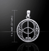 CHALICE WELL, SILVER AMULET, AG 925 - PENDANTS