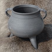 MEDIEVAL TRIPOD CERAMIC VESSEL, XV. CENTURY, BOHEMIA - GESCHIRR UND TASSE