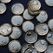 CELTIC COINS AND POUCH, REPLICAS - 25 PIECES - CELTIC COINS