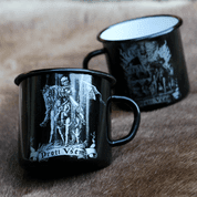 HUSSITES MEDIEVAL ENAMEL MUG - TASSEN, KELCHE