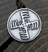 GINFAXI, ISLÄNDISCHE MAGISCHE RUNE, SILBER - ANHÄNGER - SCHMUCK, SILBER