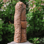 VELES, SLAVIC GOD, STATUETTE ARTIFICIAL STONE, BROWN - SLAVIC STATUES, BOHEMIA, MORAVIA