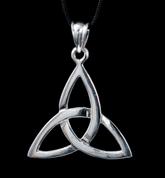 TRIQUETRA, CELTIC PENDANT, STERLING SILVER - PENDANTS