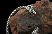 DRAIG - CELTIC DRAGON, STERLING SILVER BRACELET, 39 G. - ARMBÄNDER