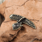 KNIGHT'S HELMET, PENDANT, ZINC, ANT. BRASS - MIDDLE AGES, OTHER PENDANTS