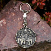 MEDIEVAL FALCONER MORAVIA MAGNA ZINC KEYCHAIN - SCHLÜSSELANHÄNGER