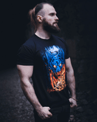 FENRIR MEN'S T-SHIRT, COLORED - PAGAN T-SHIRTS NAAV FASHION