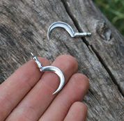 DRUID SICKLE, PENDANT, SILVER - PENDANTS