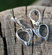 ROWAN, CELTIC STERLING SILVER EARRINGS - EARRINGS