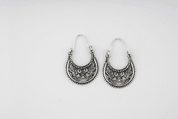 BOUCLES D'OREILLES BYZANTINES, XE SIÈCLE, VIKING RUS, ARGENT 925 - BOUCLES D'OREILLES - BIJOUX HISTORIQUE