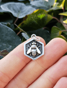 BEE, SILVER PENDANT - PENDANTS