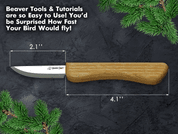 COMFORT BIRD CARVING HOBBY-KIT DIY01 - FORGED CARVING CHISELS