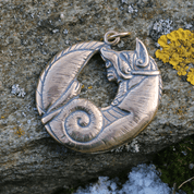 CELTIC FOX, BRONZE PENDANT - PENDANTS, NECKLACES