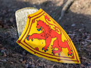 ALBA - SCOTLAND, PAINTED MEDIEVAL SHIELD - PAINTED SHIELDS