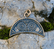 LUNA, DARK AGE NECKLACE OF FERTILITY, BRONZE - SLAVIC AMULETS