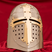 PŘILBA HRNEC ITALSKÝ, MOSAZ - MEDIEVAL HELMETS