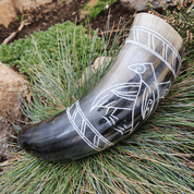 HUGINN AND MUNINN, DRINKING HORN 0,3 L - DRINKING HORNS