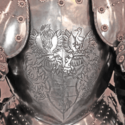 RENAISSANCE SUIT OF ARMOUR, ETCHED ARMOUR, CUSTOM MADE - VOLLRÜSTUNGEN