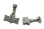 THORS HAMMER, OSEBERG-STIL, NORWEGEN, SILBER 925, 12G - ANHÄNGER - SCHMUCK, SILBER