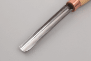 K9/10 – COMPACT STRAIGHT ROUNDED CHISEL. SWEEP №9 - GESCHMIEDETE SCHNITZMEISSEL