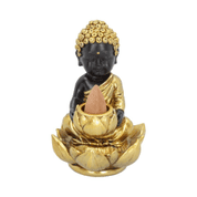 BABY BUDDHA BACKFLOW INCENSE BURNER 10.3CM - REED DIFFUSERS