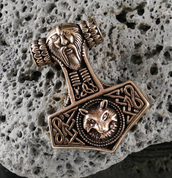 HAMMAR, THORS HAMMER, BRONZE - WIKINGERAMULETTE