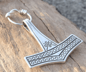 THOR HAMMER, BORNHOLM, PENDANT, STERLING SILVER, 10 G - PENDANTS