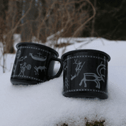 SÁMI SÁPMI LAPLAND ENAMEL MUG - MUGS, GOBLETS, SCARVES