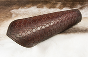 LEATHER BRACER IN A VIKING STYLE - LEATHER ARMOUR/GLOVES