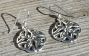 GAVINA, CELTIC STERLING SILVER EARRINGS - OHRRINGE