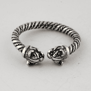 CELTIC CAT, STERLING SILVER RING - RINGS