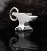 SMITH'S ANVIL, STERLING SILVER PENDANT - PENDANTS