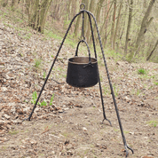 TRIPOD FOR CAMP KETTLE, FOLDABLE, FORGED - FORGED PRODUCTS