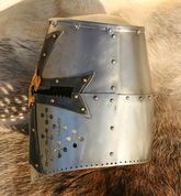 GRAND MASTER, CRUSADER GREAT HELMET, 1.5 MM - MEDIEVAL HELMETS