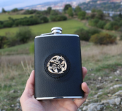 HIP FLASK, CELTIC ART - BOTTLES, HIP FLASKS