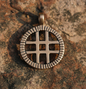 BALTIC SUN, BRONZE PENDANT - PENDANTS, NECKLACES