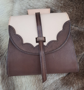 TWO BROWNS, LEATHER BELT BAG - BAGS, SPORRANS