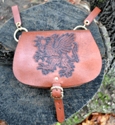 GRIFFIN, MEDIEVAL LEATHER BAG - TASCHEN