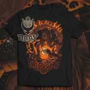 SVAROG HEAVENLY BLACKSMITH, SLAVIC GOD OF FIRE MEN'S T-SHIRT COLORED - PAGAN T-SHIRTS NAAV FASHION