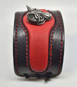 FENRIR - VIKING WOLF LEATHER BRACELET - WRISTBANDS