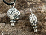 CELTIC HEAD, SILVER, PENDANT - PENDANTS