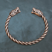 BURG, WIKINGER, ARMBAND, MESSING - WIKINGER, SLAWISCHE, KELTISCHE ARMBÄNDER - BRONZE