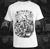 BOHEMIA, KING PREMYSL OTAKAR II. T-SHIRT, WHITE - PAGAN T-SHIRTS NAAV FASHION