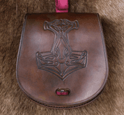 MJÖLLNIR, WIKINGER-LEDERTASCHE - TASCHEN