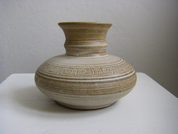 CERAMIC VASE, 10CM - TRADITIONAL CZECH CERAMICS